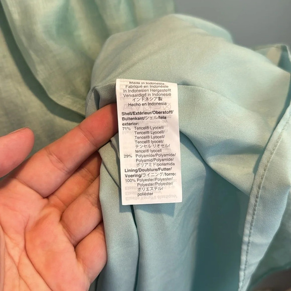 Madewell Ruffle-Strap Smocked Dress Size Petite XL - Picture 6 of 8